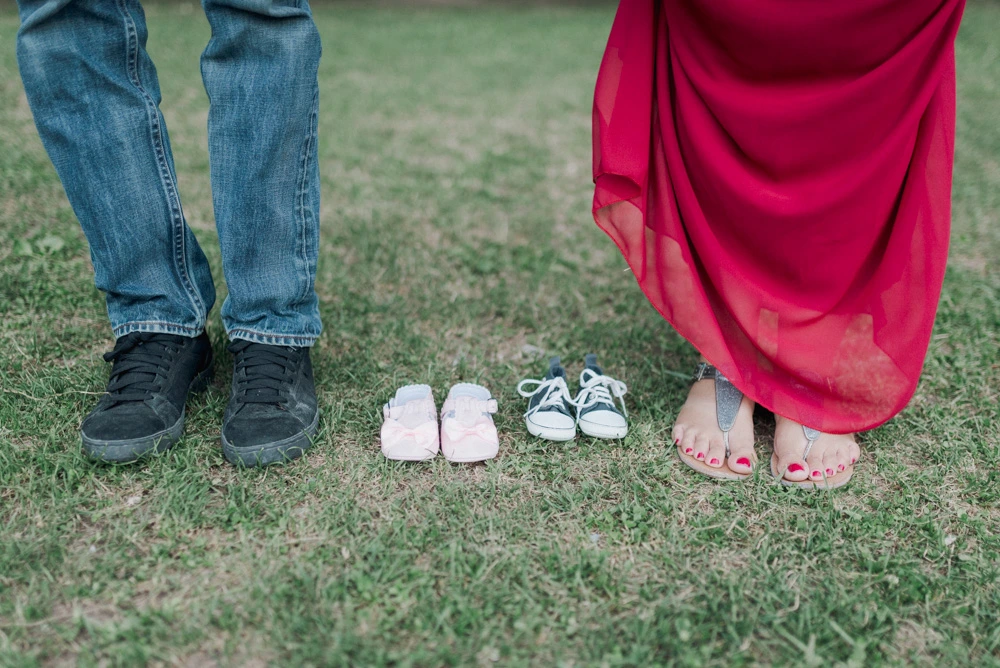 Séance photographie grossesse chaussures Fine Art Vars Charente