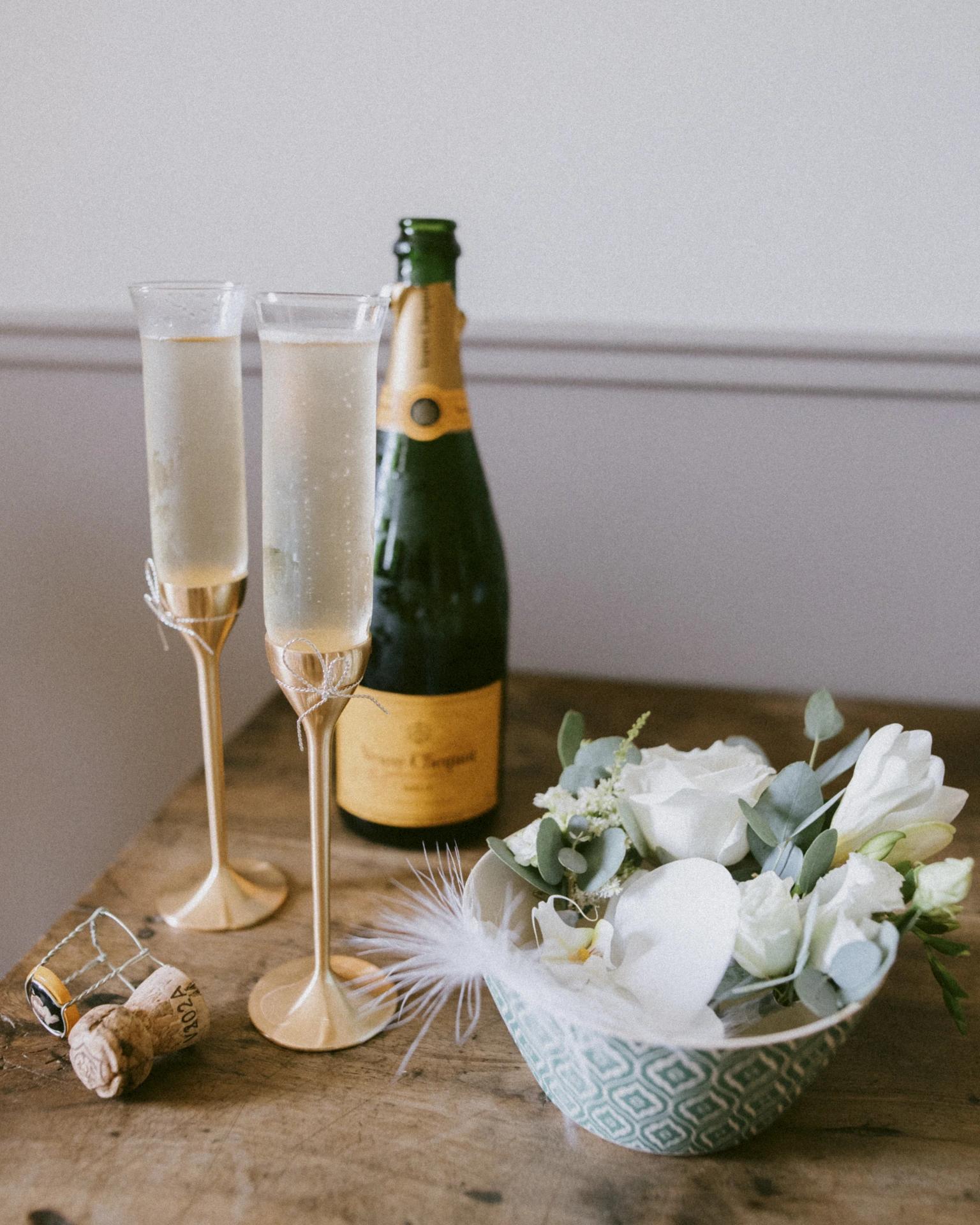 Champagne mariage château Charente — Fine Art naturel