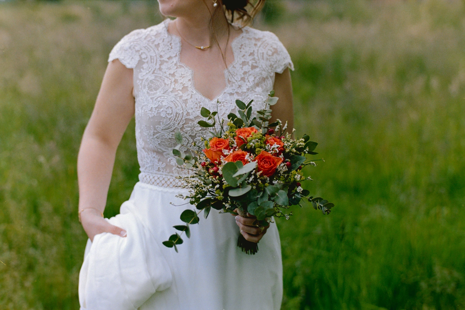 Mariage argentique 35mm Kodak Portra 160 — Angoulême Charente