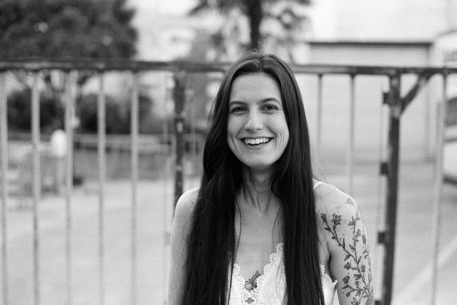 Portrait argentique noir et blanc, Kodak Tri-X — Angoulême, Charente